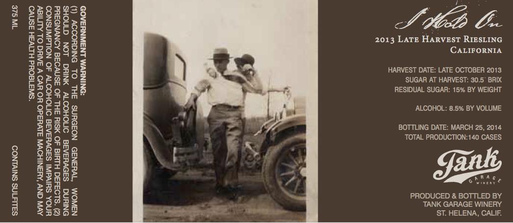 Late Harvest, I Hold On