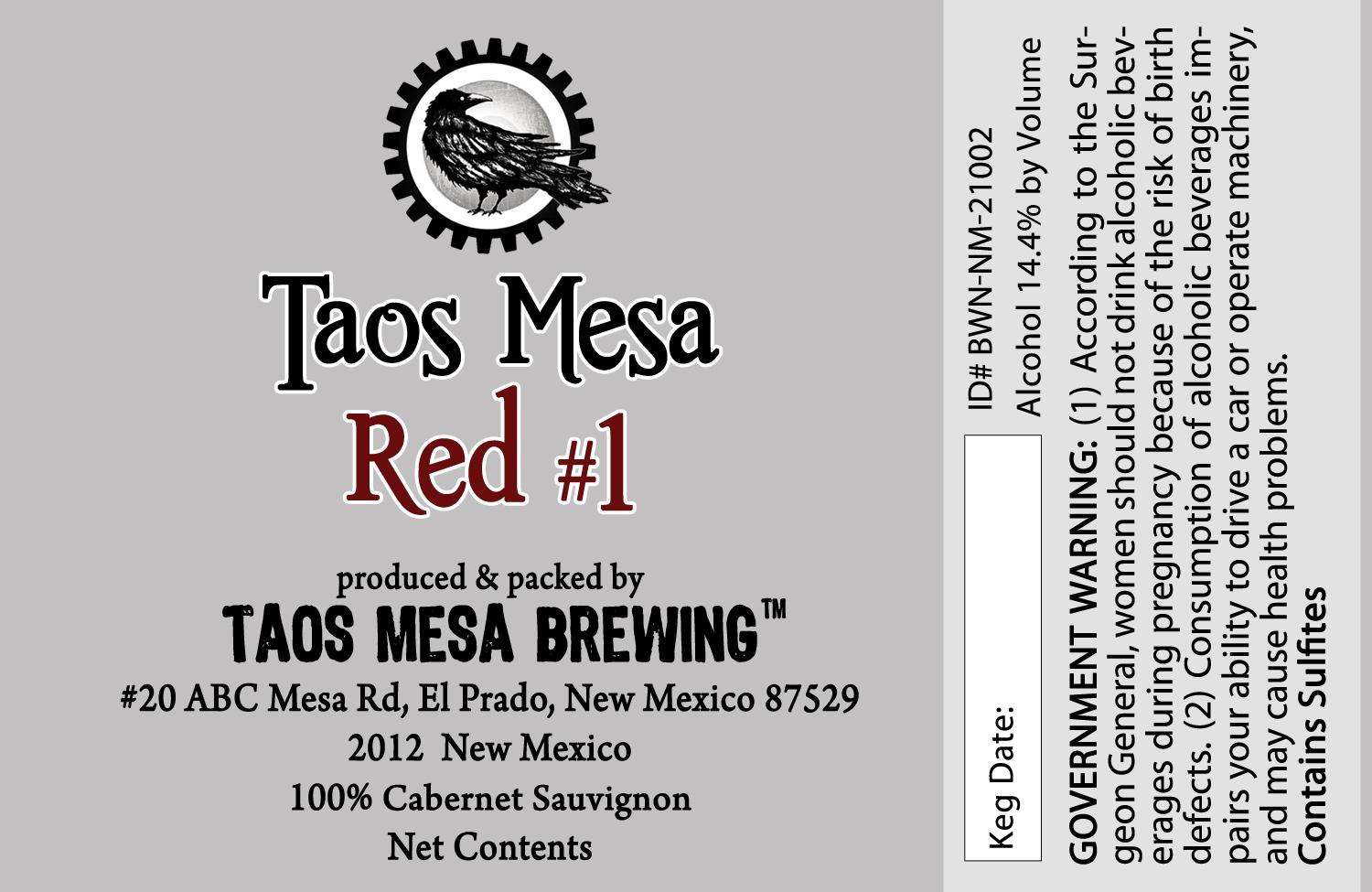 Taos Mesa Red #1
