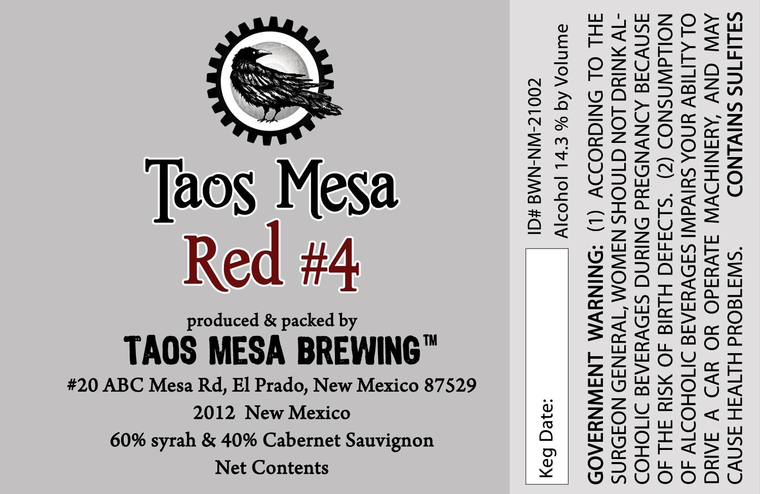 Taos Mesa Red #4