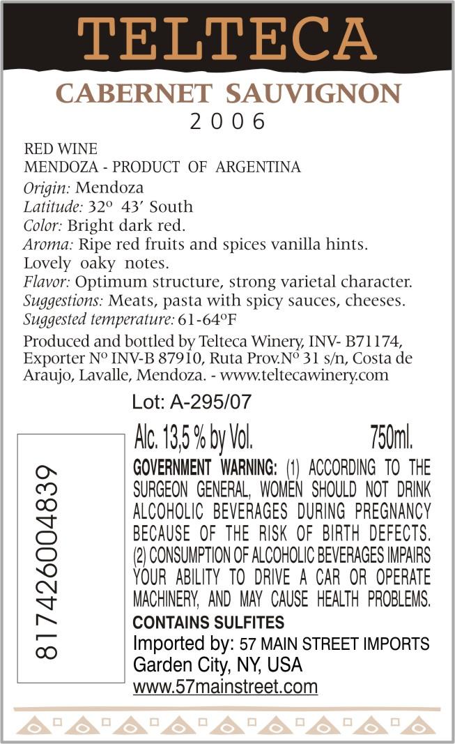 Cabernet Sauvignon Red Wine