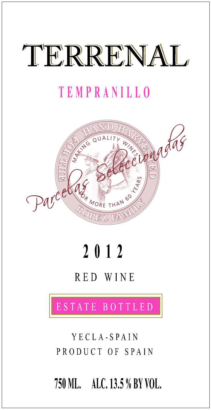 Parcelas For Hand Making Terrenal Tempranillo