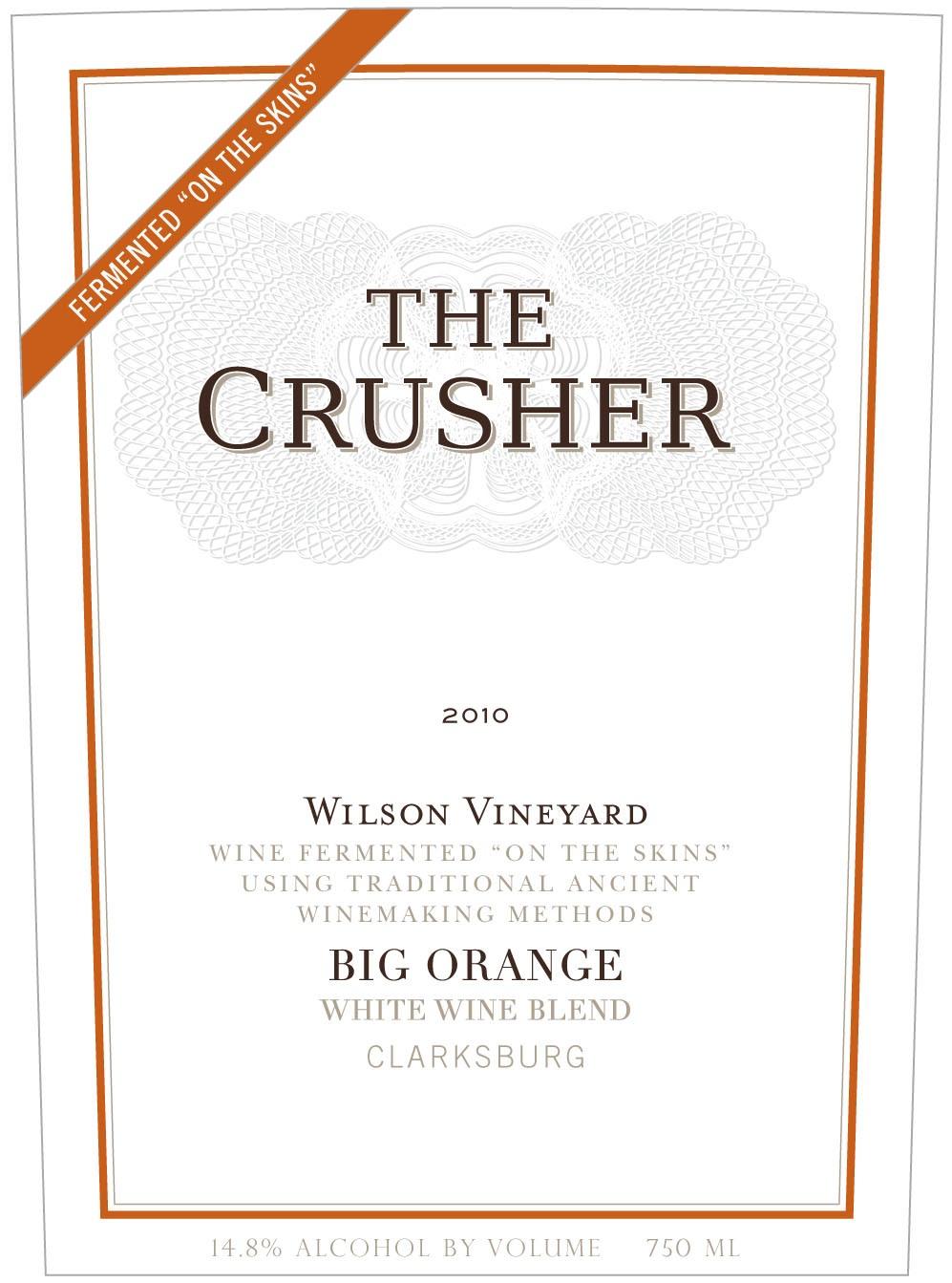 The Crusher Clarksburg Chardonnay Viognier Blend