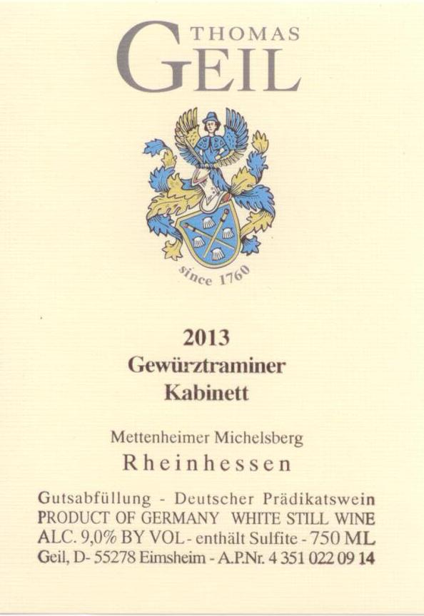 Gewürztraminer Kabinett