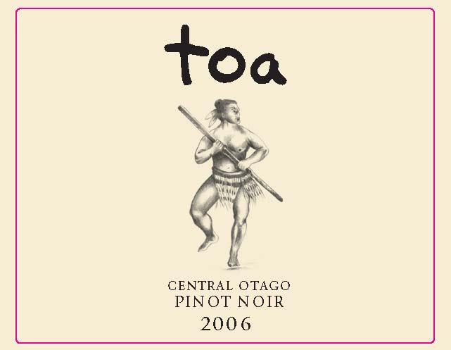 Toa Central Otago Pinot Noir