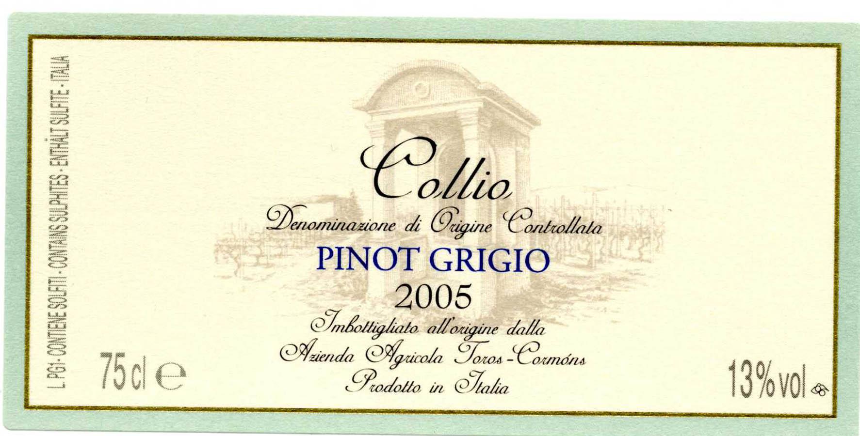 Collio Pinot Grigio