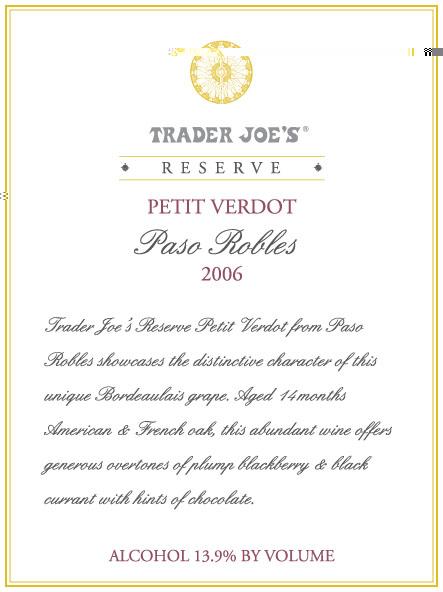 Reserve Petit Verdot