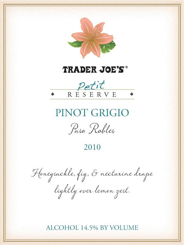 Petit + Reserve Pinot Grigio