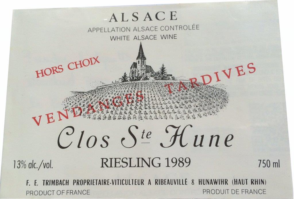 Riesling Clos Sainte Hune