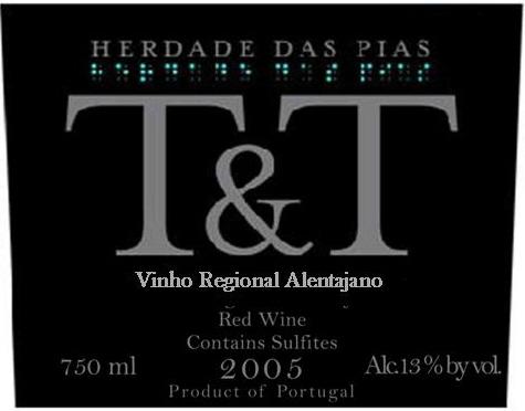 T & T Vinho Regional Alentajano Red Wine