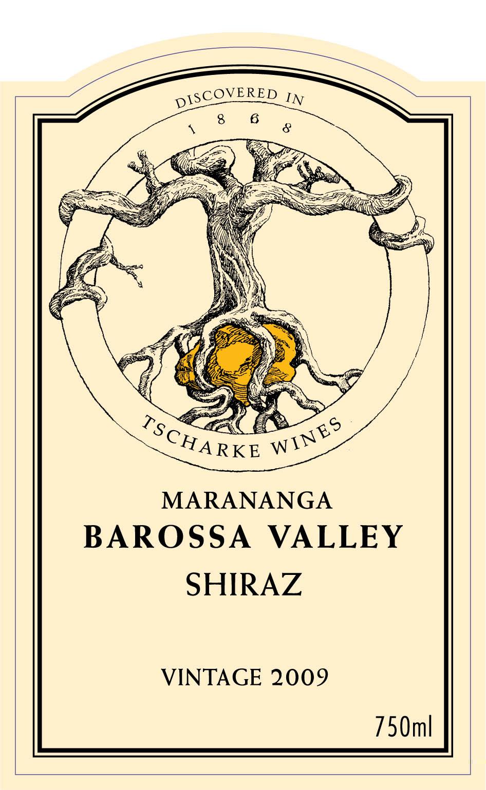 Baronna Cala Marananga Barossa Valley Shiraz