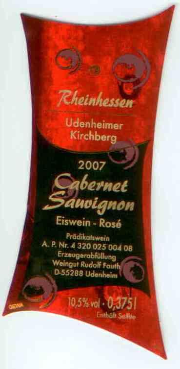 Udenheimer Kirchberg Eiswein Cabernet Sauvignon Rosé
