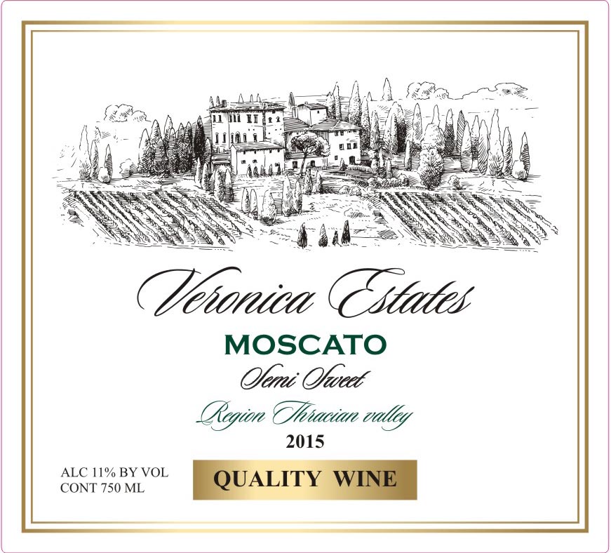 Moscato Semi Sweet White Wine