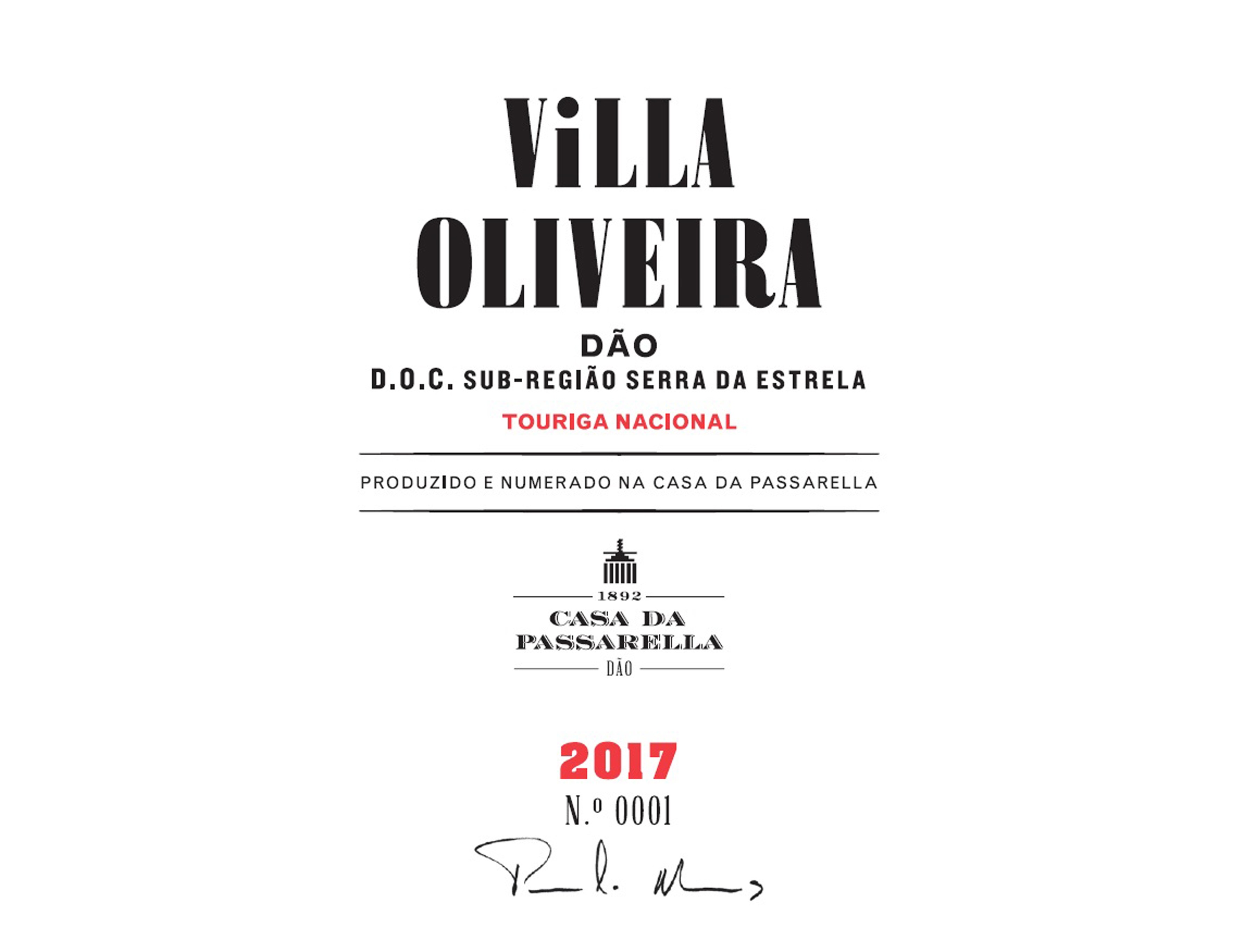 Villa Oliveira Touriga Nacional