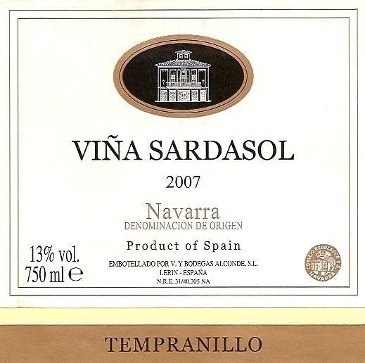 Sardasol Tempranillo