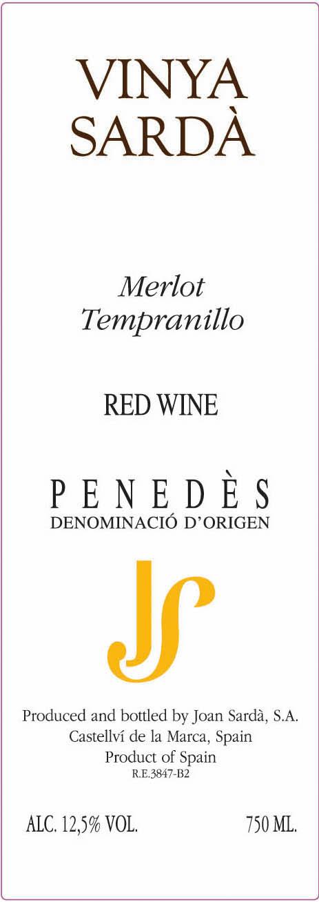 Vinya Tempranillo