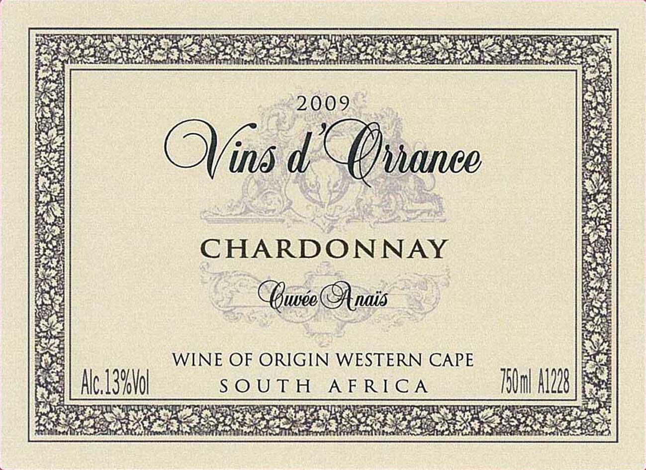 Chardonnay Cuvée Anaïs