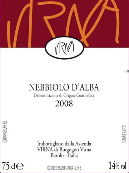 Nebbiolo D'alba