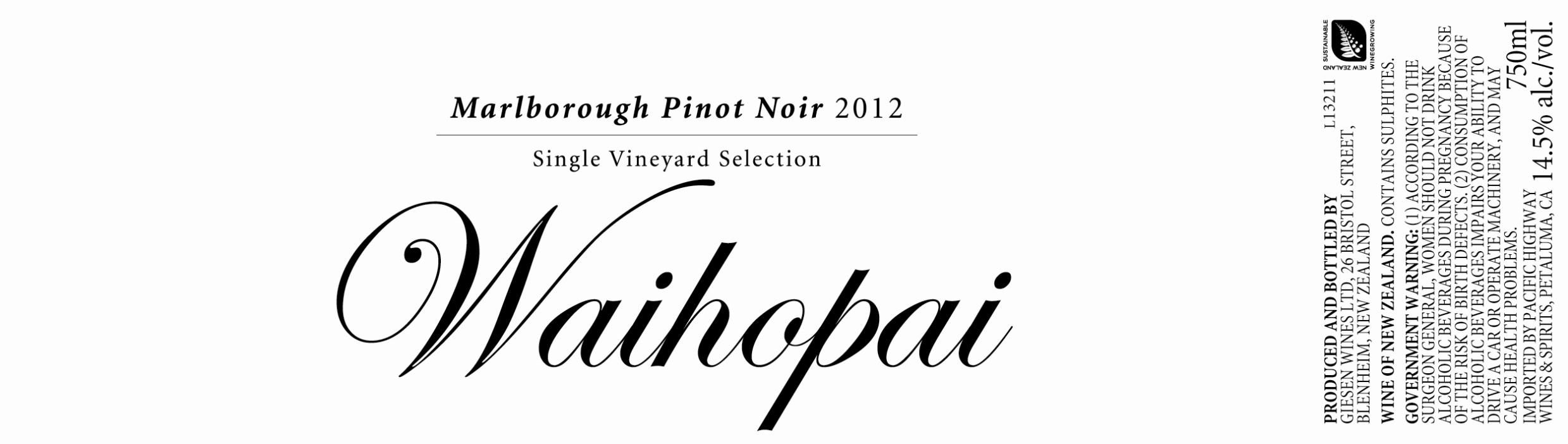 Single Vineyard Selection