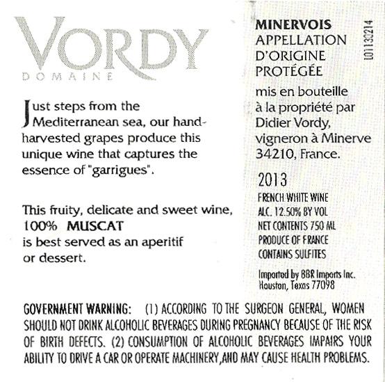Vordy Minervois