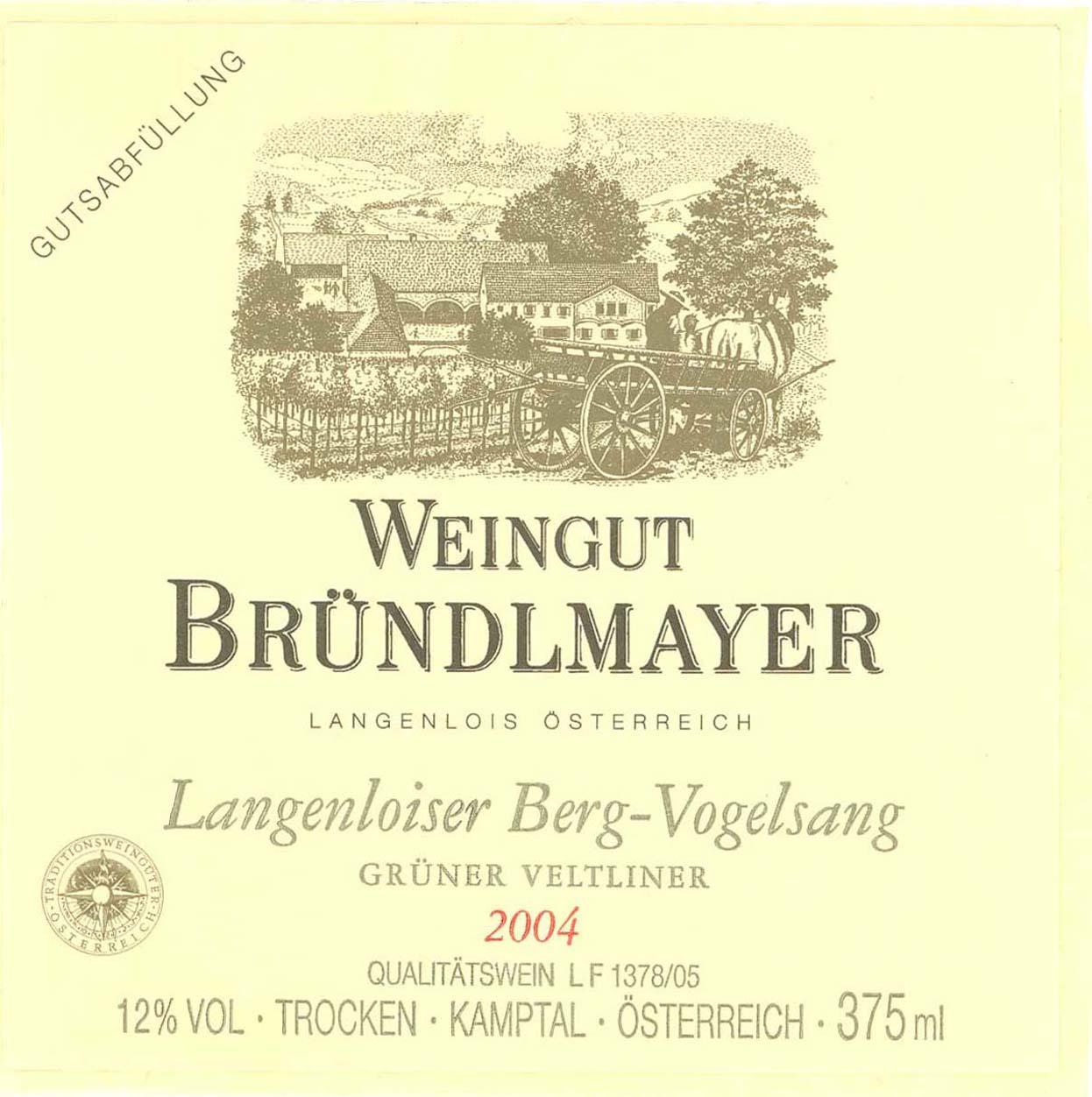 Langenloiser Berg - Vogelsang Grüner Veltliner