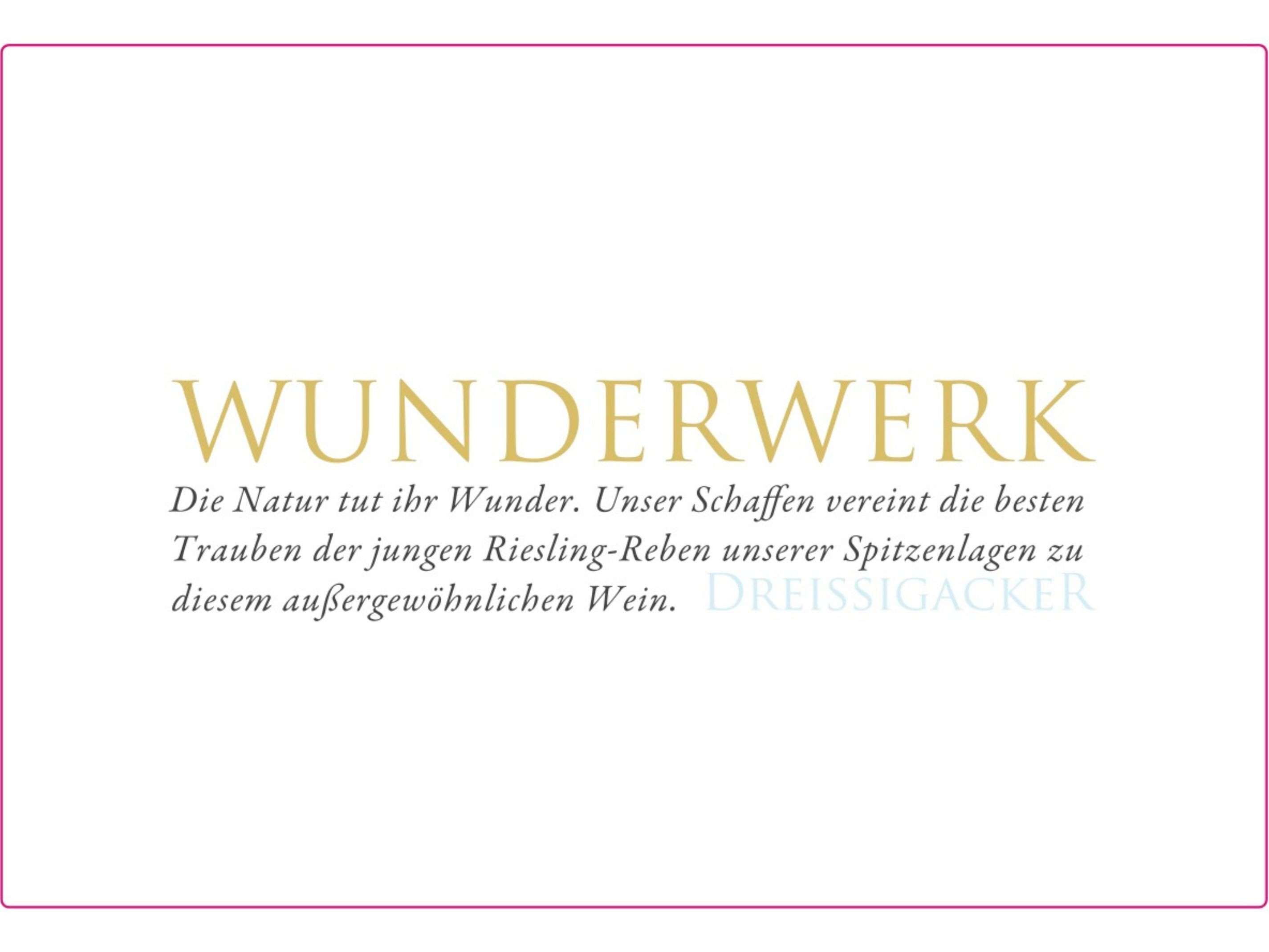 Wunderwerk Riesling Trocken