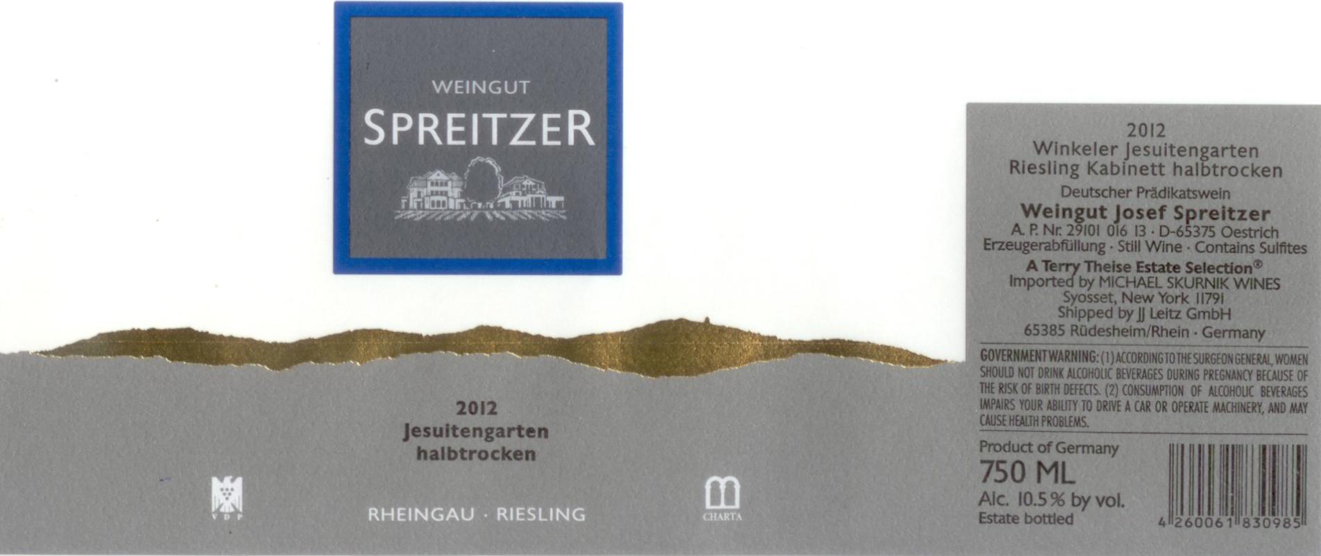 Winkeler Jesuitengarten Kab. Halbtrock.