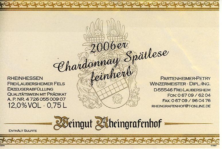 Fels Chardonnay Spätlese Feinherb