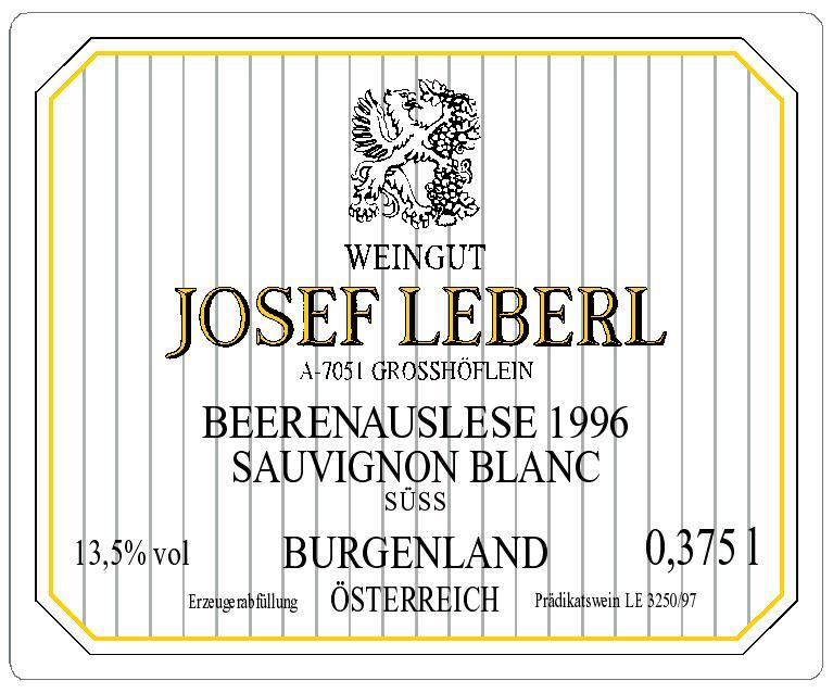 Beerenauslese Sauvignon Blanc