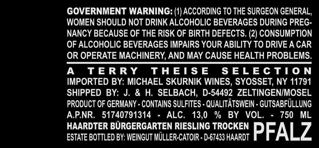 Haardter Burgergarten Trocken