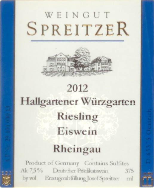 Hallgartener Wurzgarten Eiswein