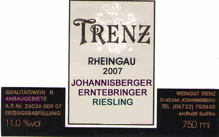 Johannisberger Erntebringer Riesling