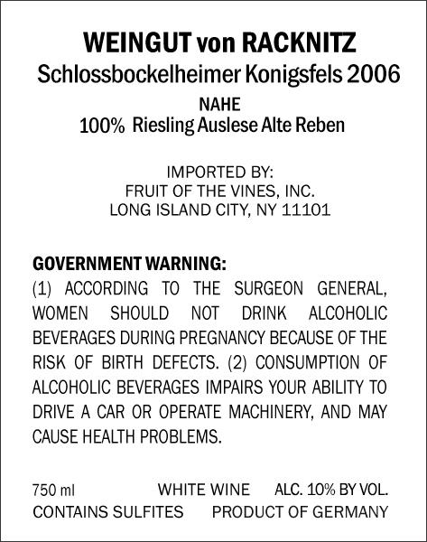 Schlossbockelheimer Konigsfels