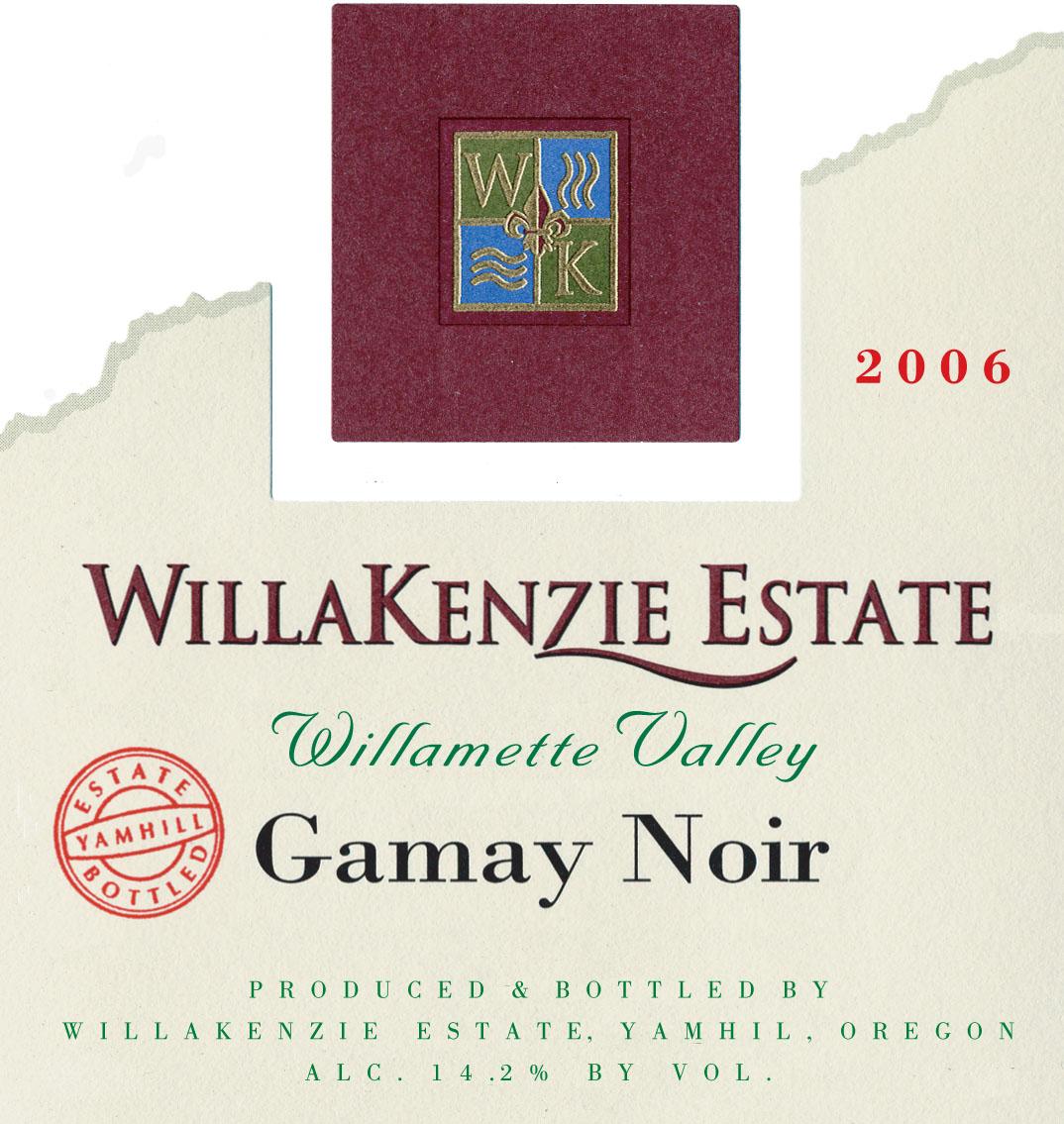 Willa Kenzie Estate Gamay Noir
