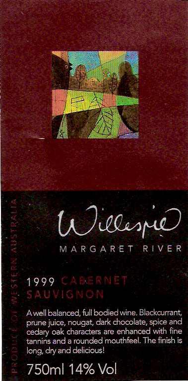 Cabernet Estate Bottled Margaret Sauvignon