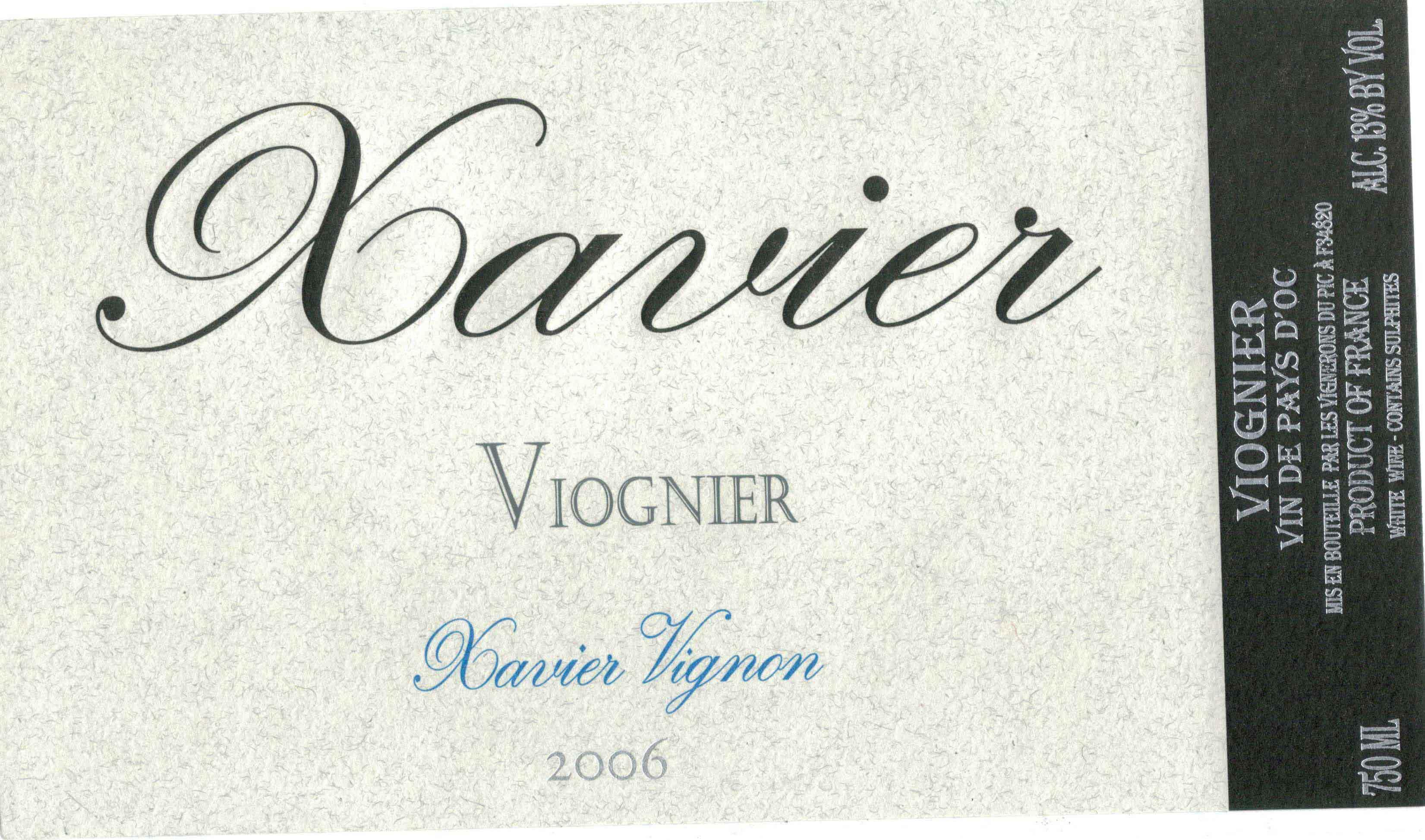 Xavier Vignon Viognier