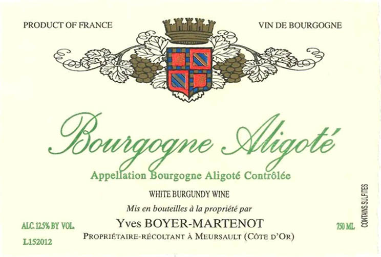 Bourgogne Aligoté