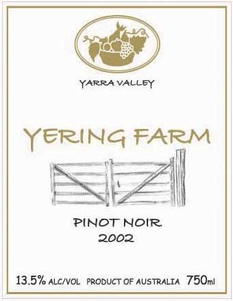 Yering Farm Pinot Noir