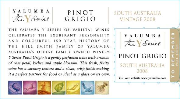 The Y Series Pinot Grigio