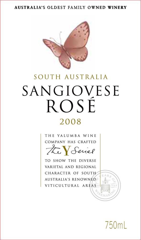 Y Series Sangiovese Rose