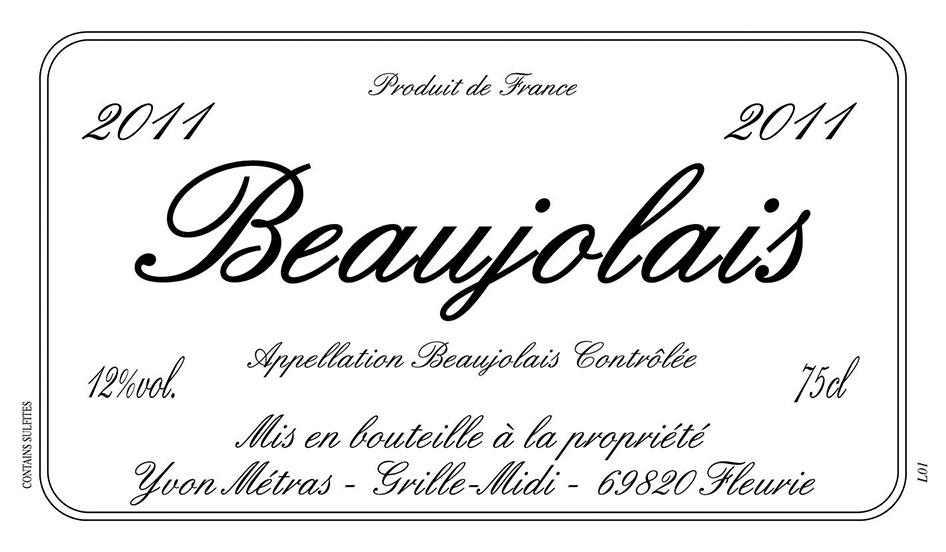 Beaujolais Red Wine