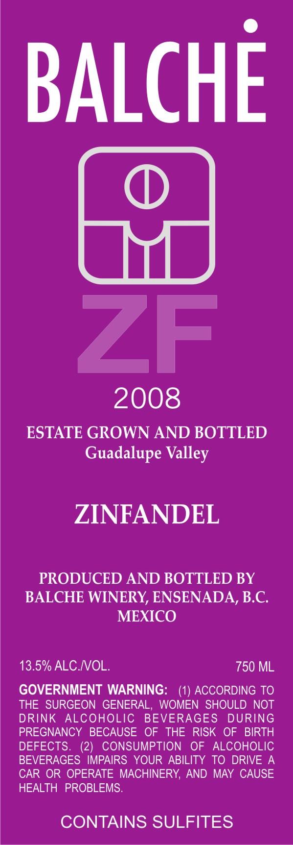 Estate Grown Zinfandel