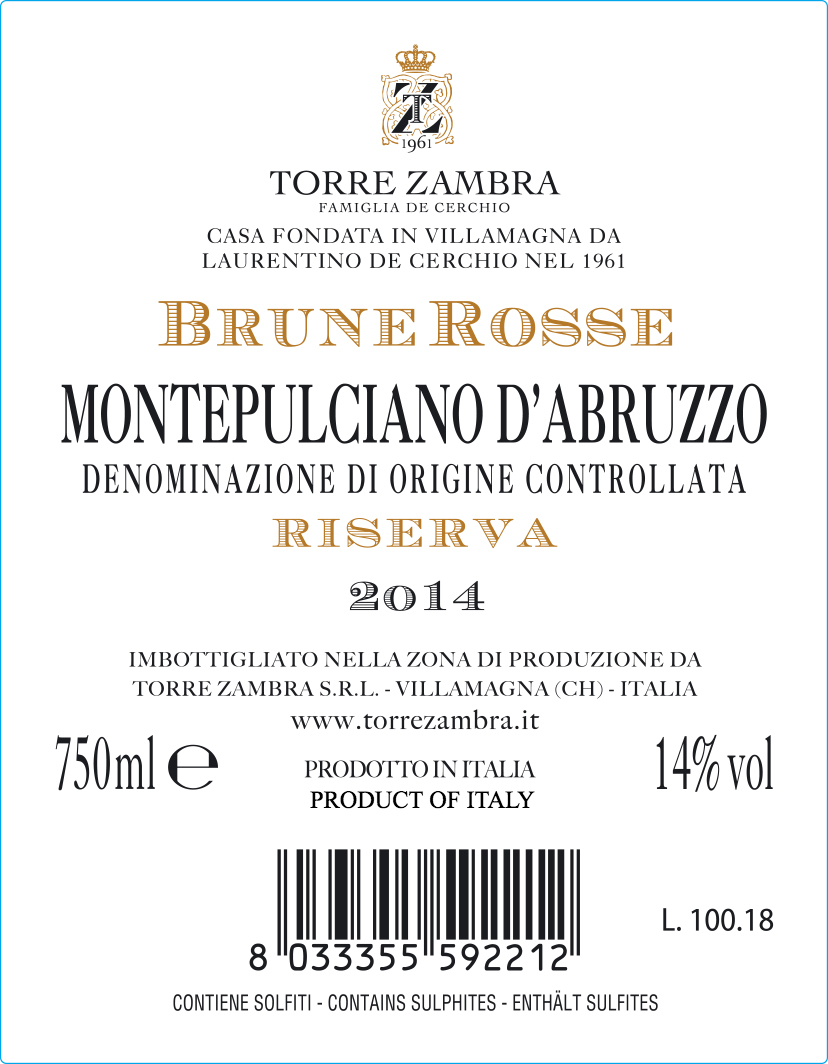 Brune Rosse Riserva