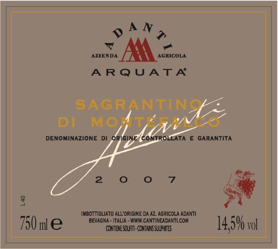 Sagrantino Di Montefalco