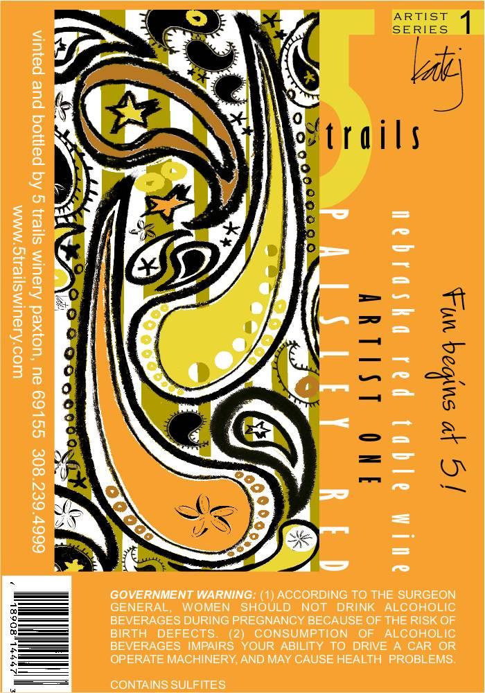 Artist One Paisley Red