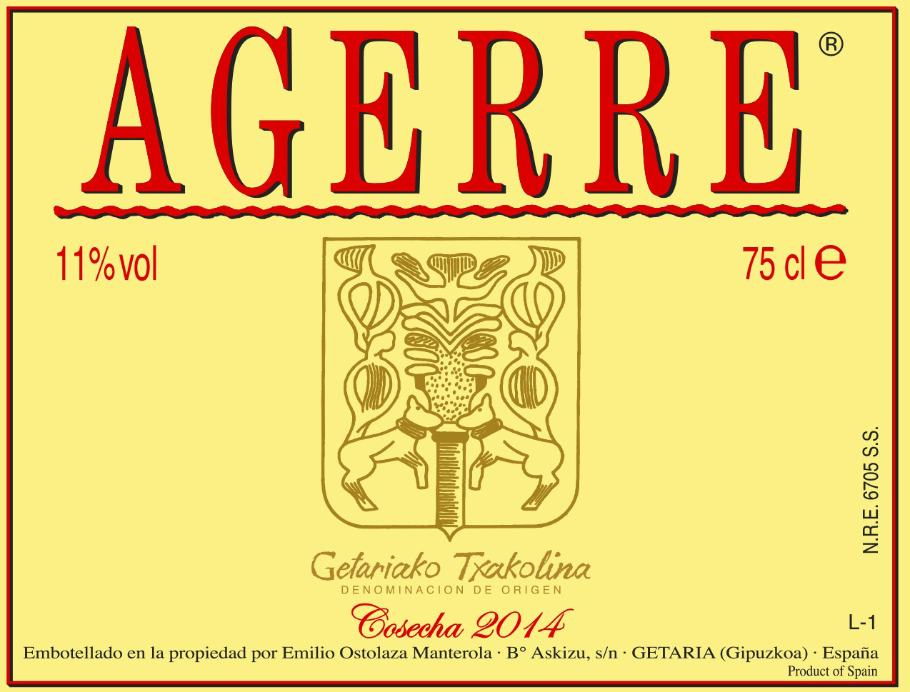 Agerre Getariako Txakolina