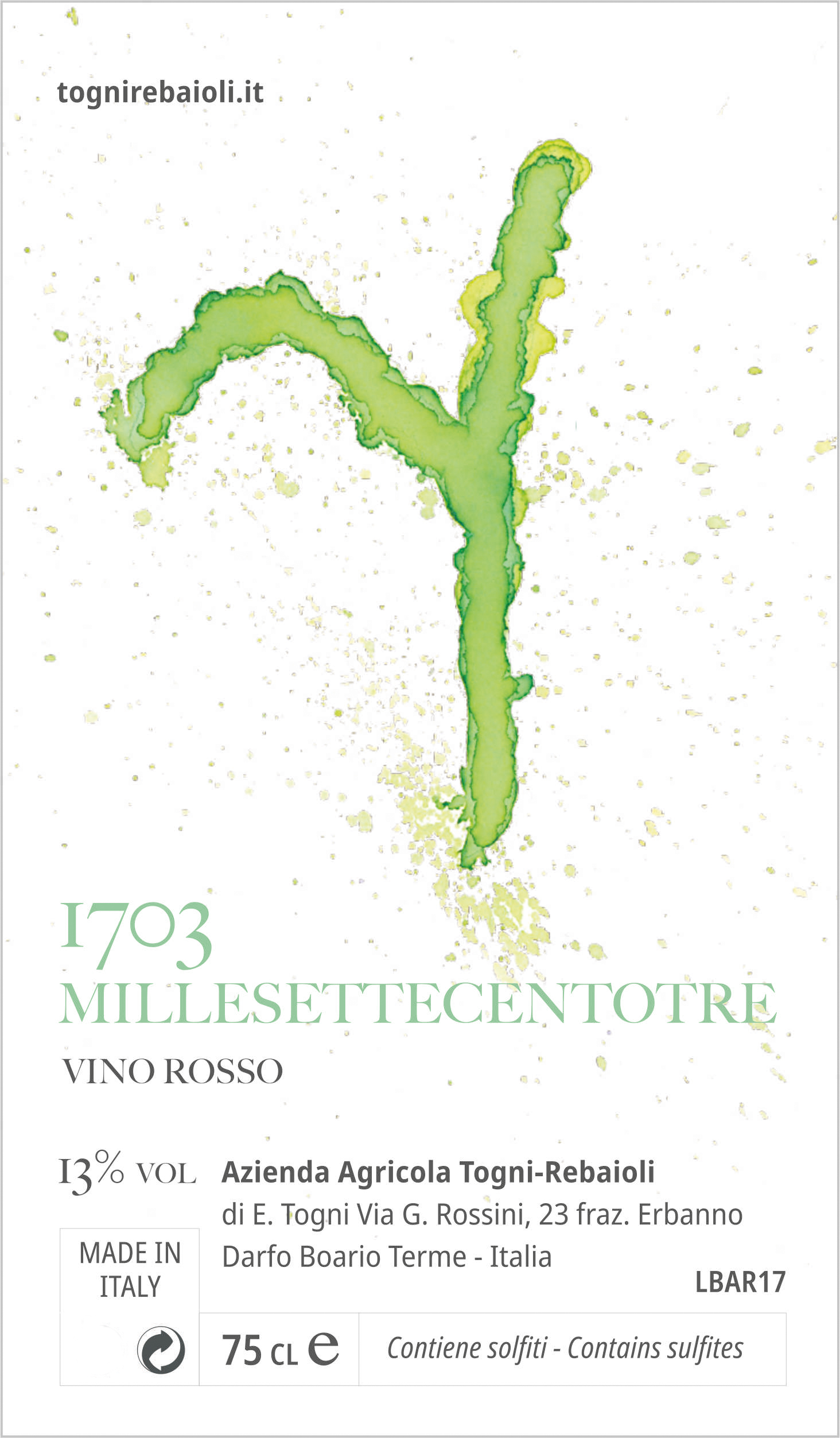 1703 Millesettecentotre