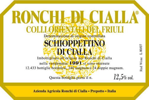 Schioppettino Di Cialla