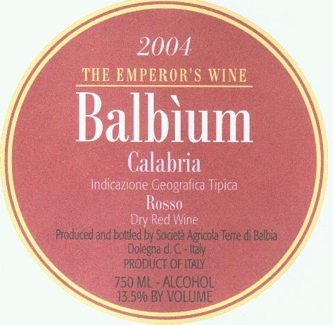 The Emperor's Wine Balbìum