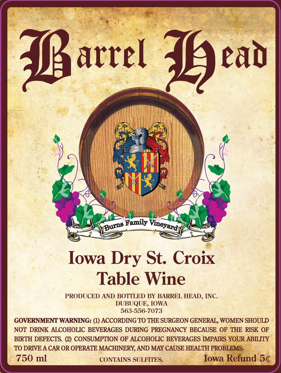Iowa Dry St. Croix Table Wine