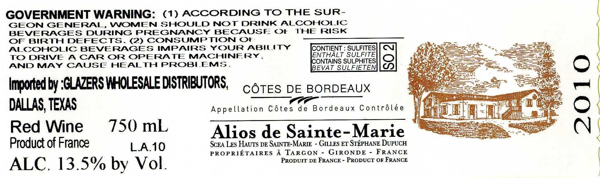 Grand Vin De Bordeaux